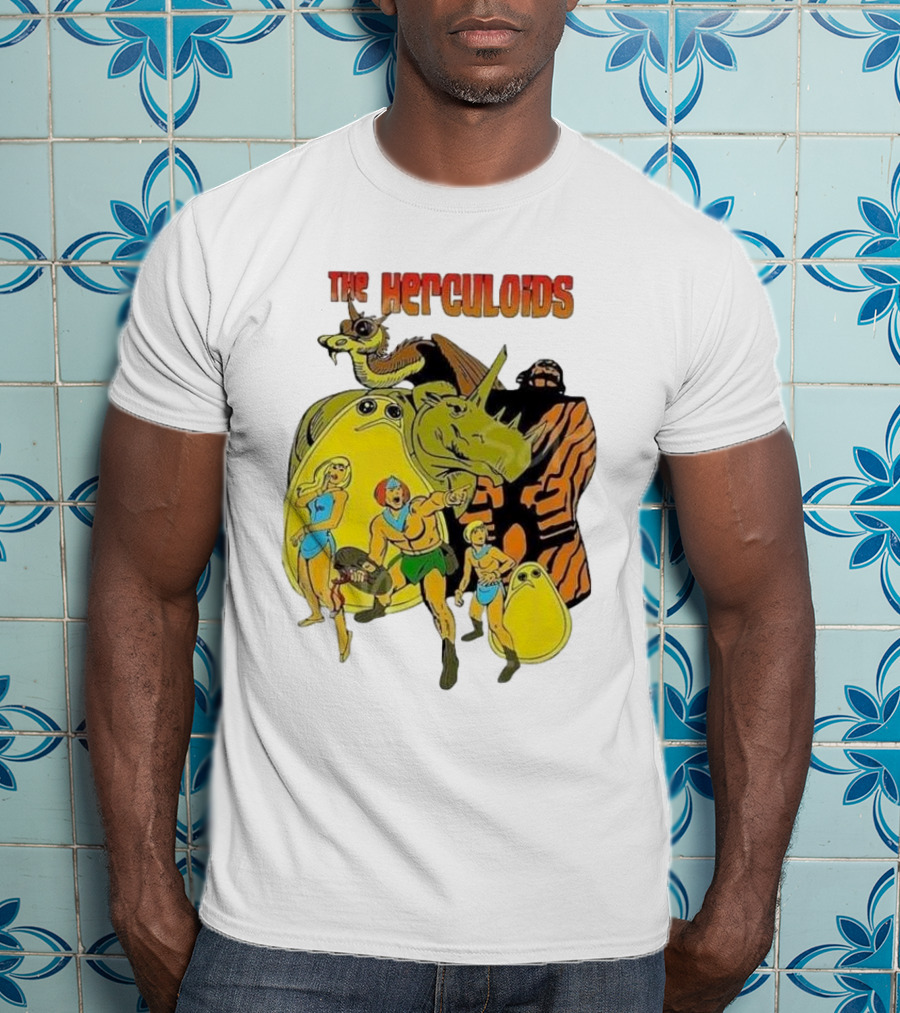 The Herculoids Classic Adventure Cartoon Characters T-Shirt