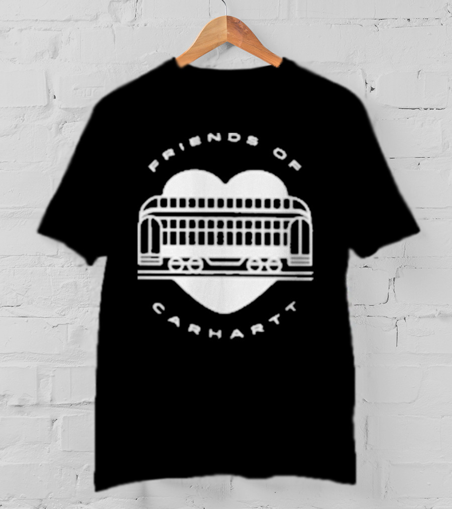Friends Of Carhartt Heart And Trolley T-Shirt