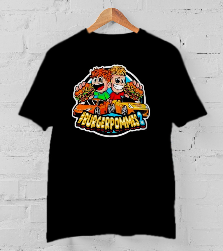 Burgerpommes 2 Lukasbs Racing Cars Burgers T-Shirt