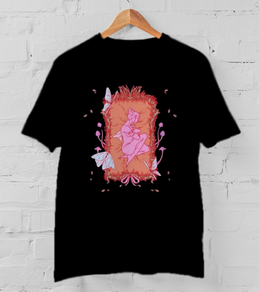 Melanie Martinez Rip Crybaby Reversible Butterfly Pink Figure Pillow T-Shirt