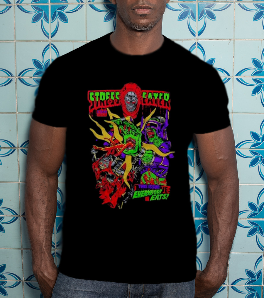 Stress Eater Graphic This Issue Everybody Eats Fierce T-Shirt