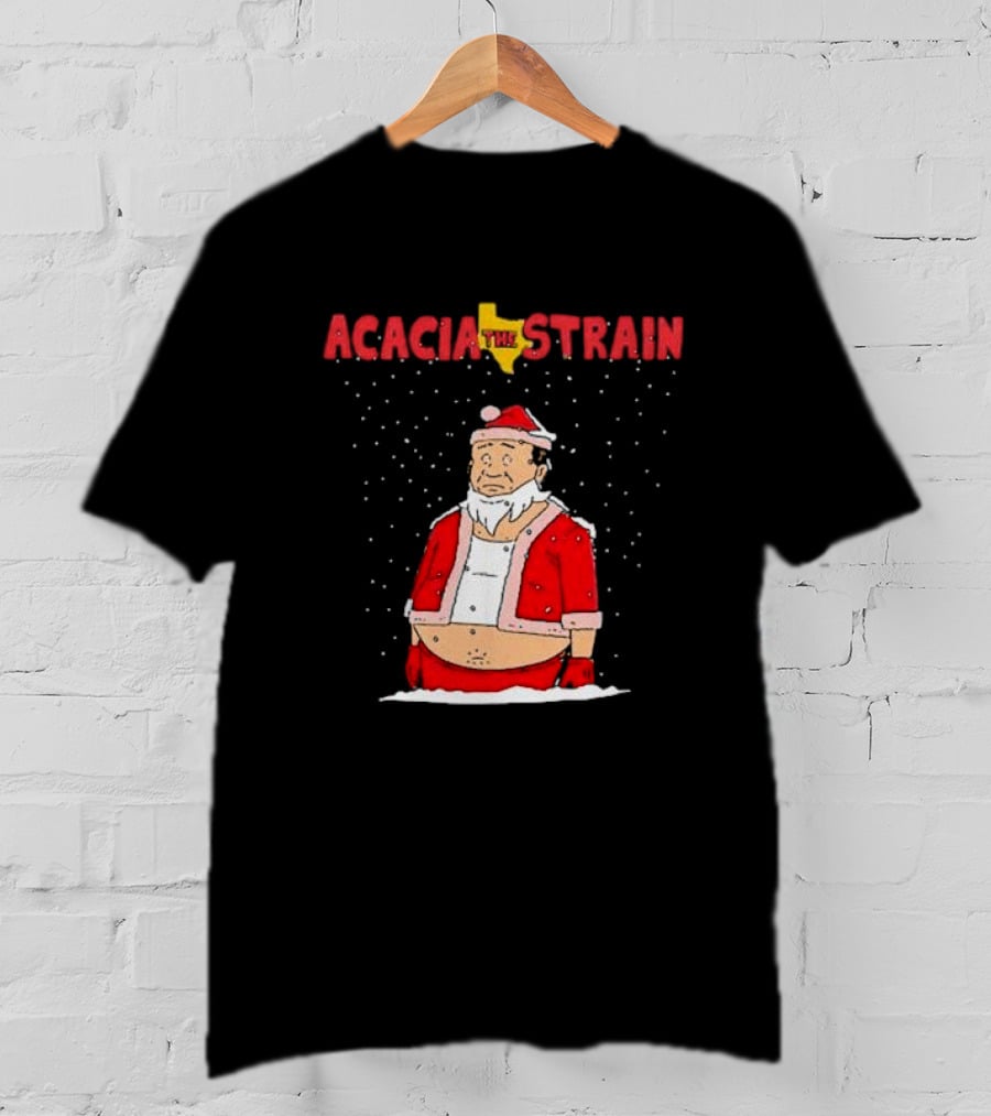 Acacia The Strain Texas Santa Snowstorm T-Shirt