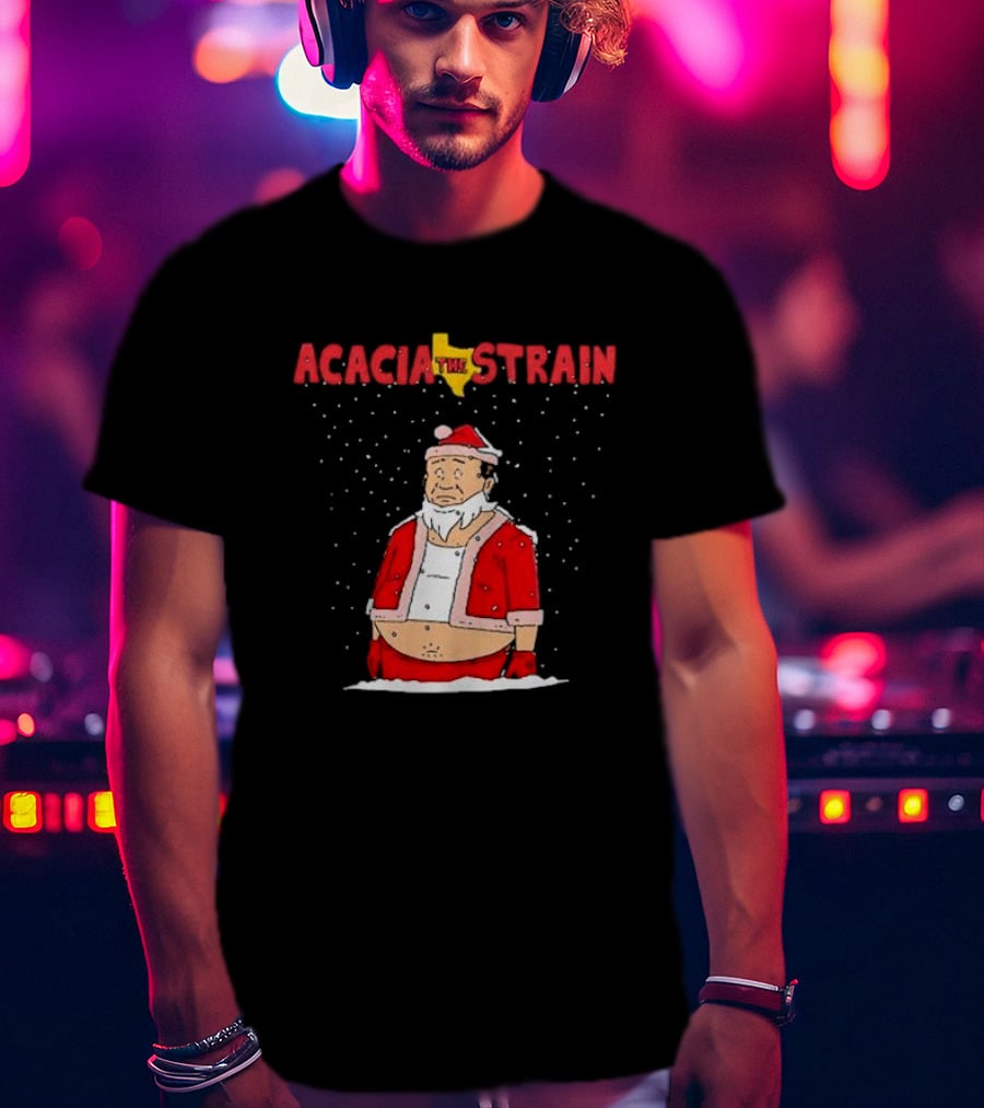 Acacia The Strain Texas Santa Snowstorm T-Shirt