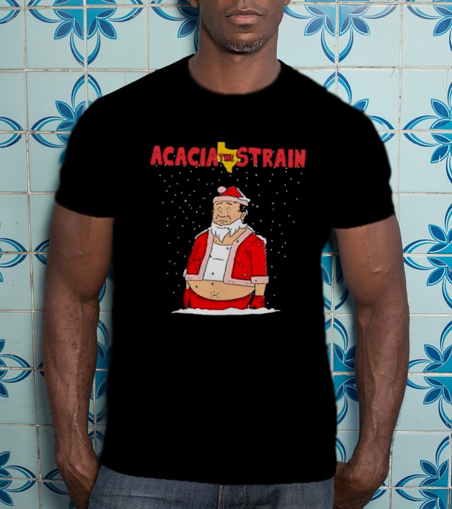 Acacia The Strain Texas Santa Snowstorm T-Shirt