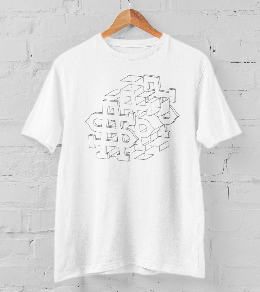 3D SA Abstract Architecture Geometric T-Shirt