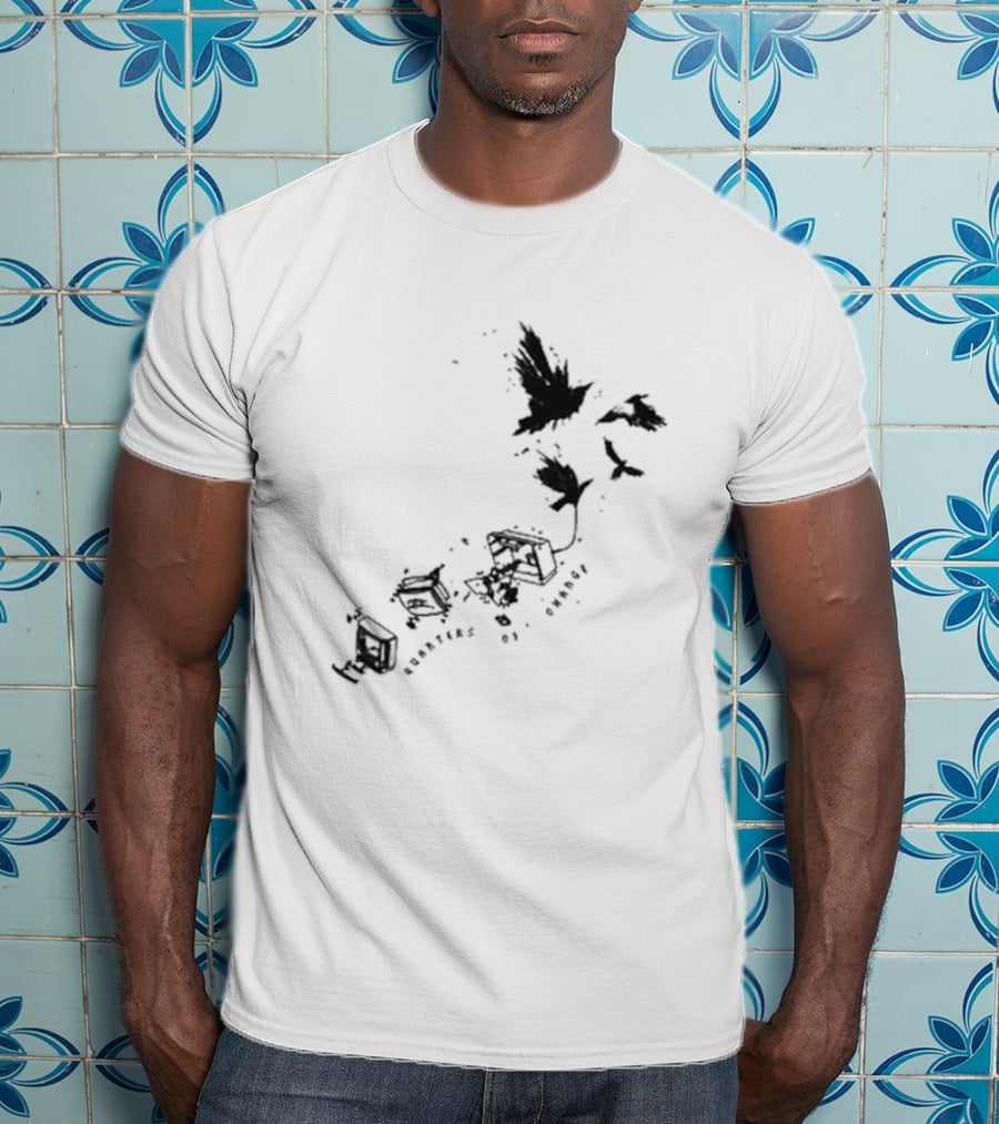 Quarters Of Change Bird With Flying Birds And Vintage Hardware T-Shirt