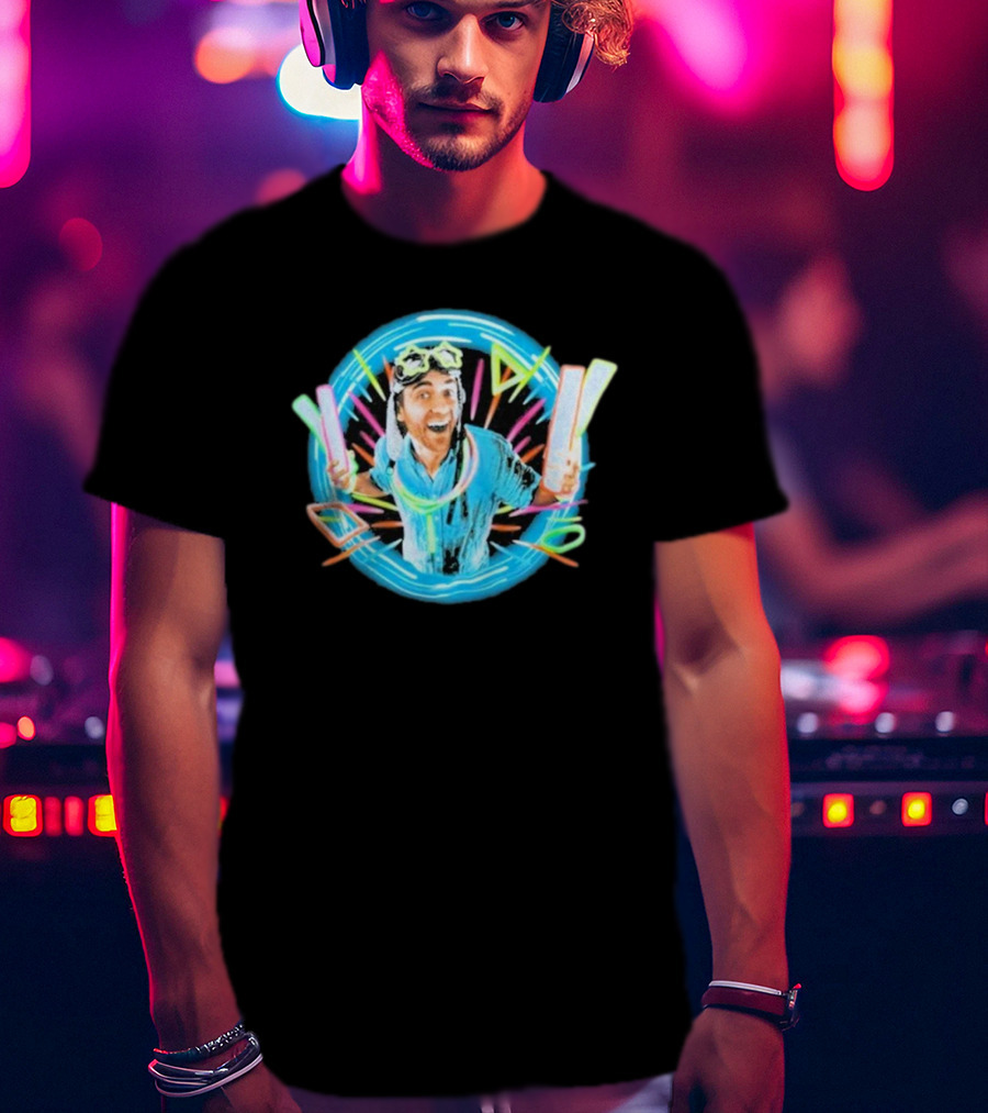 Danny Go Exciting Glowsticks Adventure Black T-Shirt