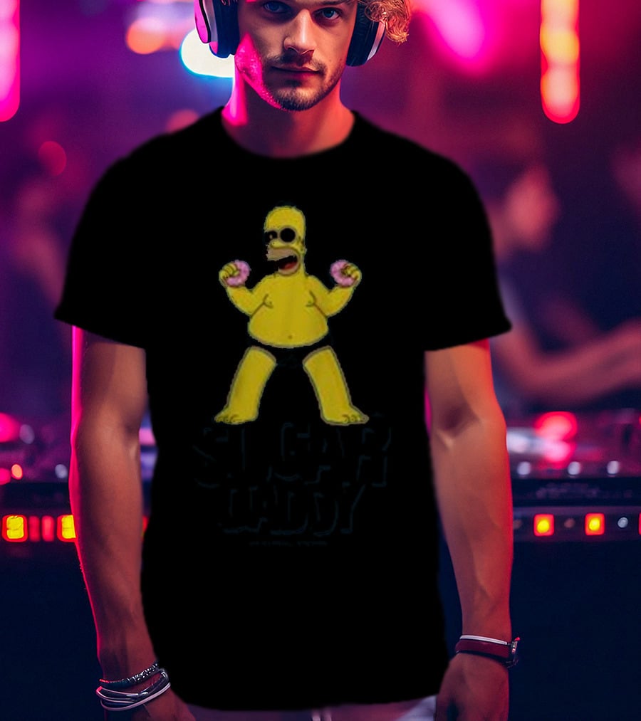 Homer Simpson Sugar Daddy Donuts T-Shirt