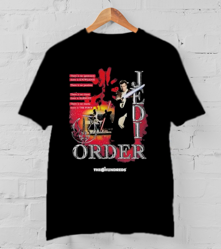 Jedi Order Code Knowledge Harmony Force The Hundreds Star Wars T-Shirt