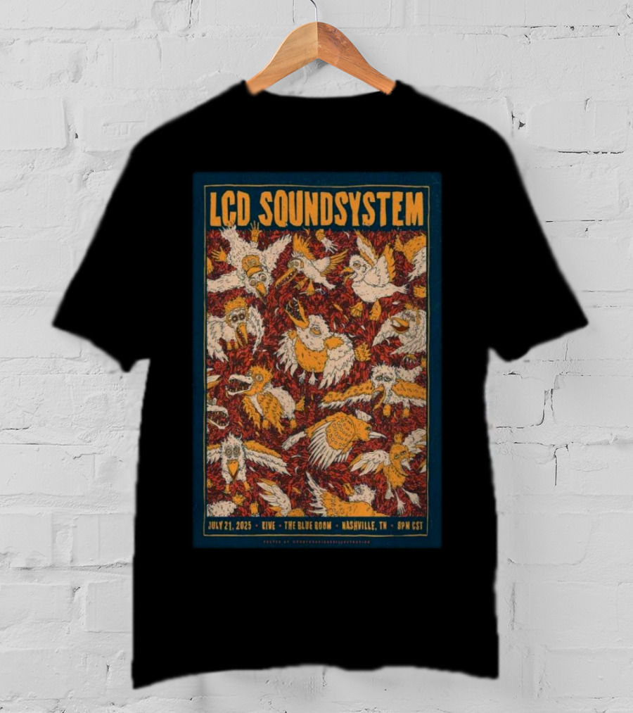 LCD Soundsystem Live At The Blue Room Nashville July 21 2025 T-Shirt
