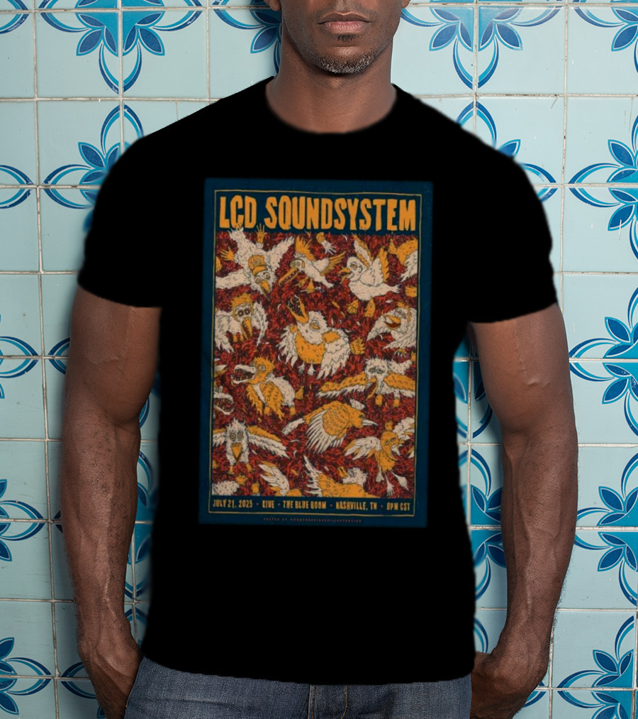 LCD Soundsystem Live At The Blue Room Nashville July 21 2025 T-Shirt