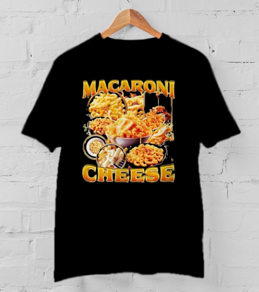 Macaroni Cheese Delicious Varieties IN Vibrant T-Shirt