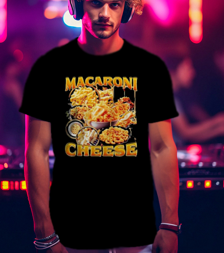 Macaroni Cheese Delicious Varieties IN Vibrant T-Shirt