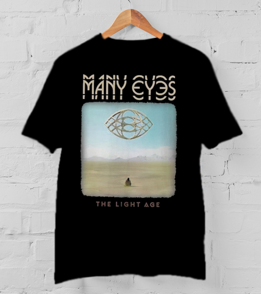 Many Eyes The Light Age Many Eyes Album Cover Desert Scene T-Shirt