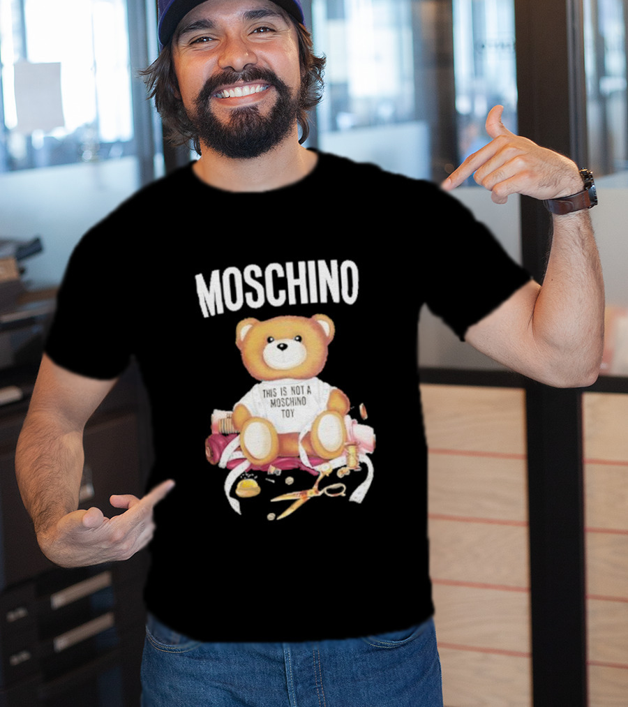 Moschino Teddy This Is Not A Moschino Toy Print T-Shirt