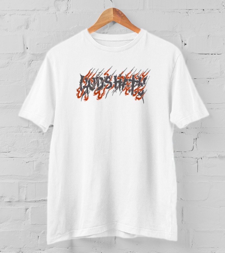 God's Hate Flaming Shuriken T-Shirt