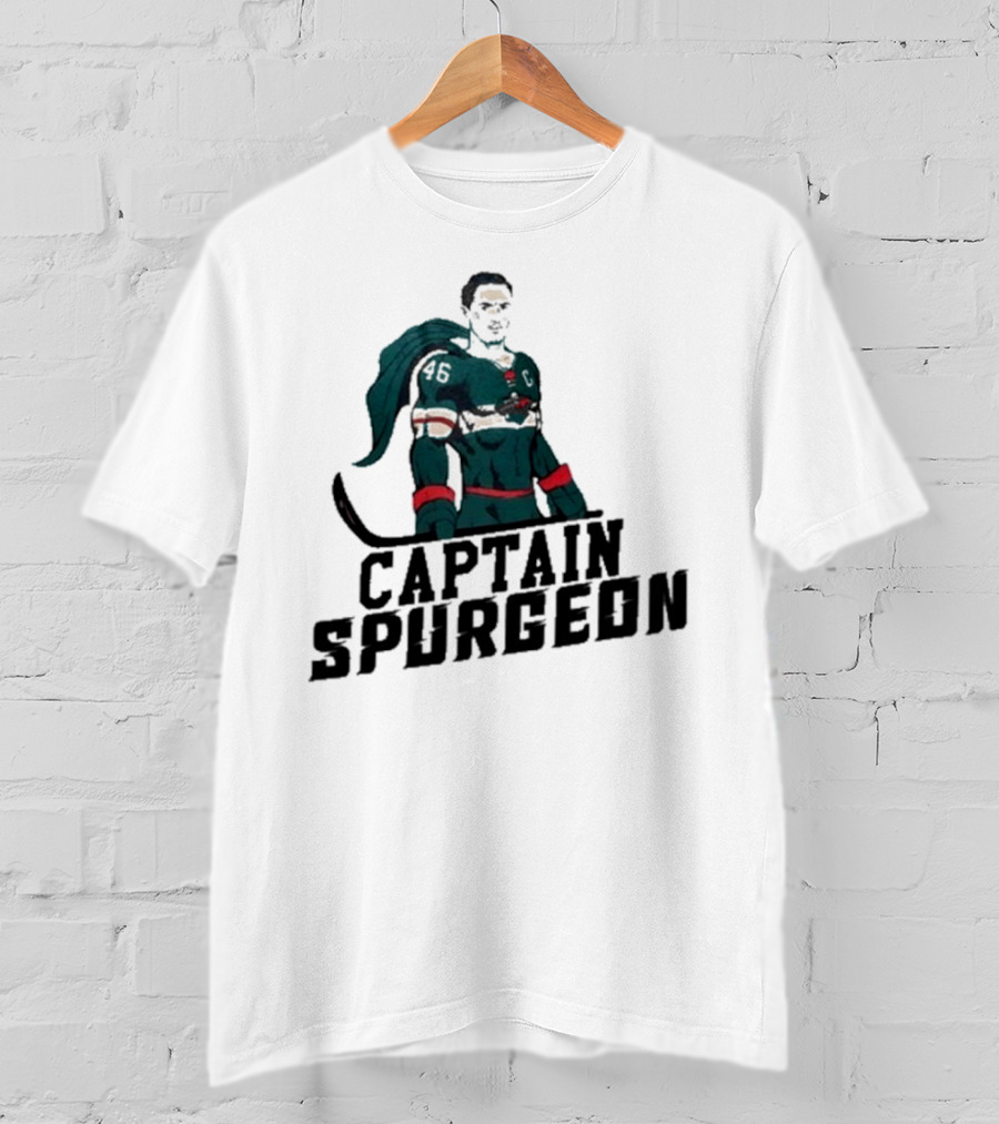 Matt Boldy Featuring Captain Spurgeon Hockey Hero 46 T-Shirt