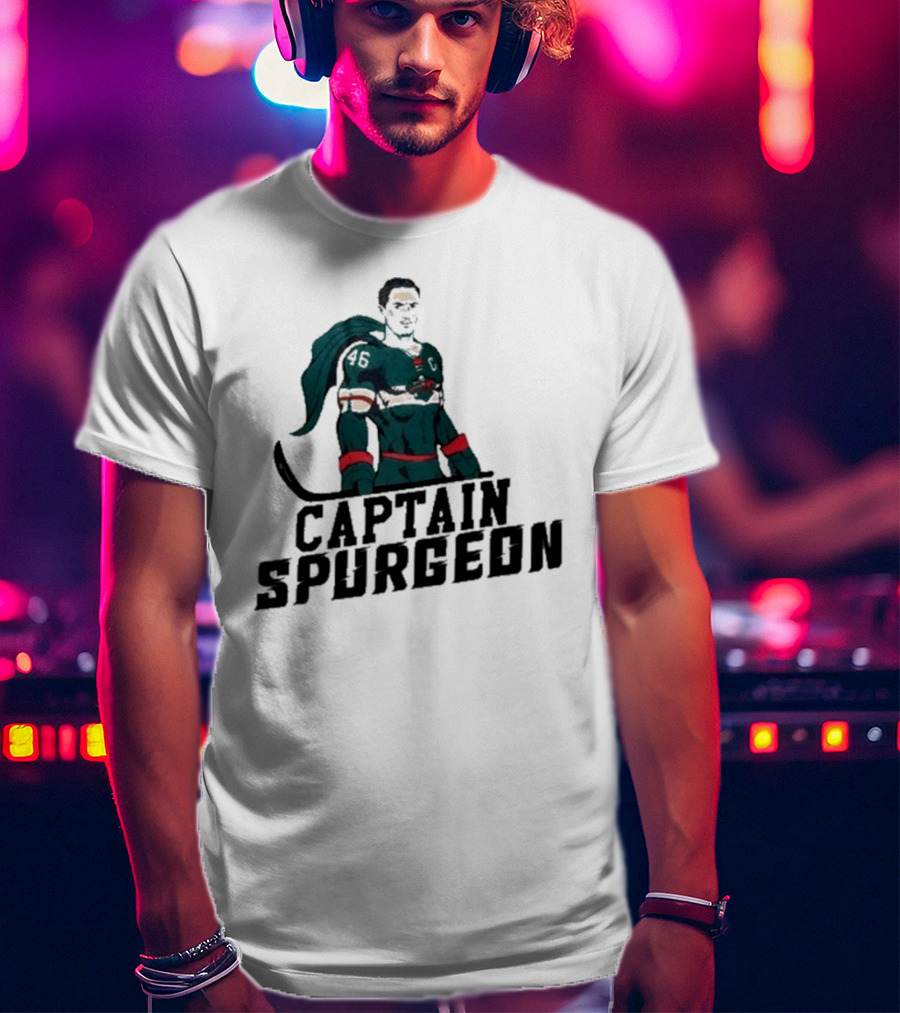 Matt Boldy Featuring Captain Spurgeon Hockey Hero 46 T-Shirt