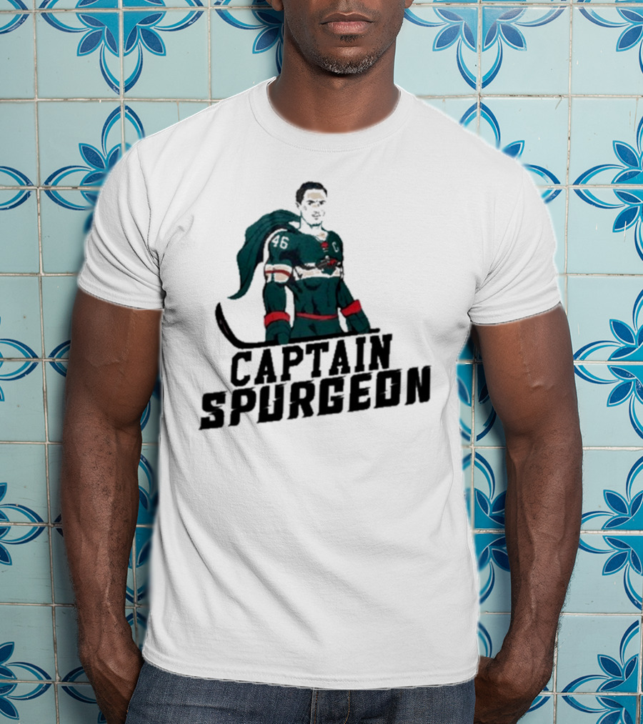 Matt Boldy Featuring Captain Spurgeon Hockey Hero 46 T-Shirt