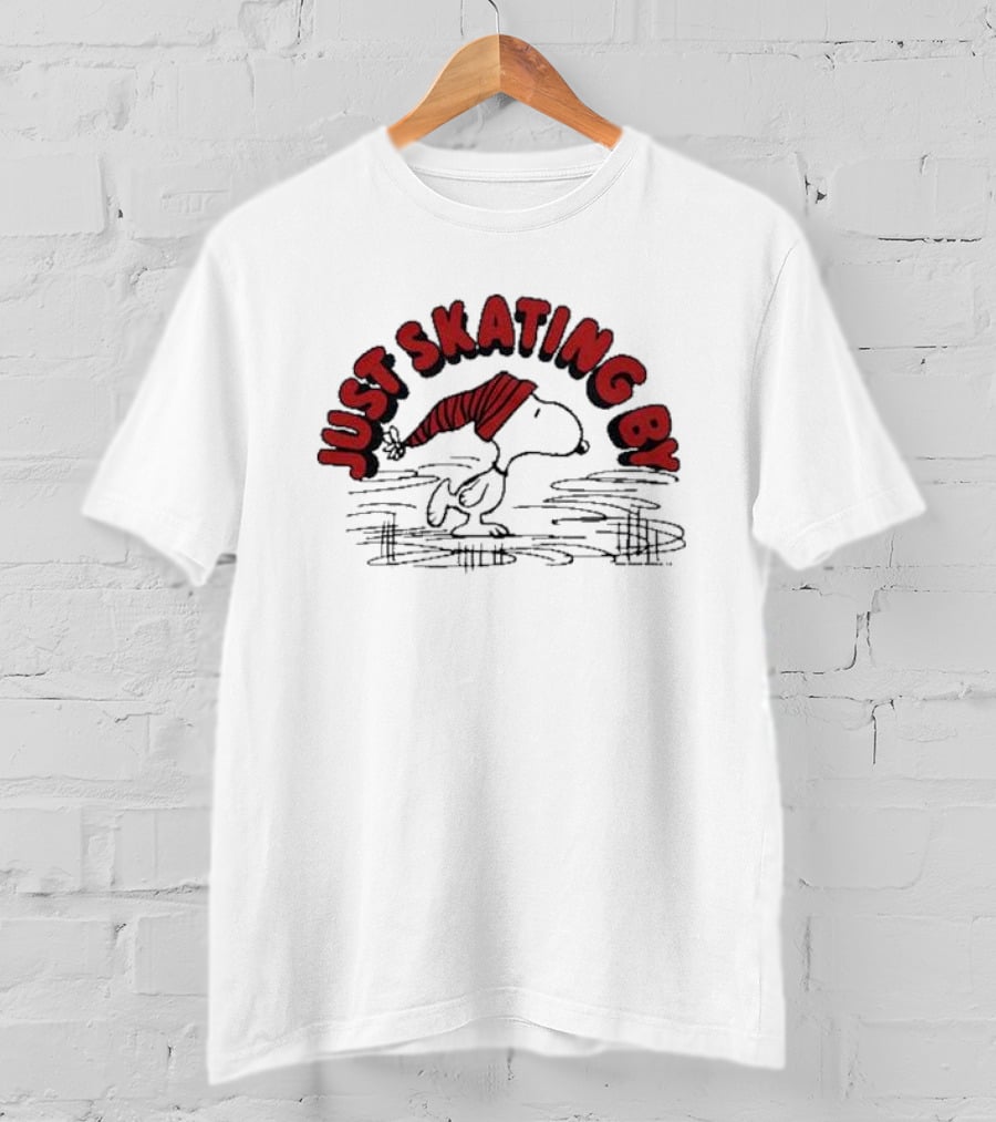 Peanuts Snoopy Just Skating By T-Shirt