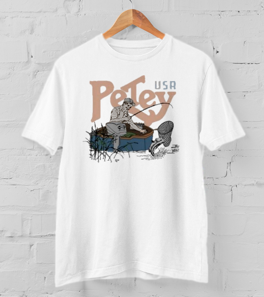 Petey USA Fishing With Catch And Tackle T-Shirt