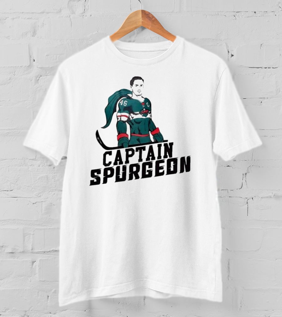 Captain Spurgeon 46 Hockey Superhero T-Shirt