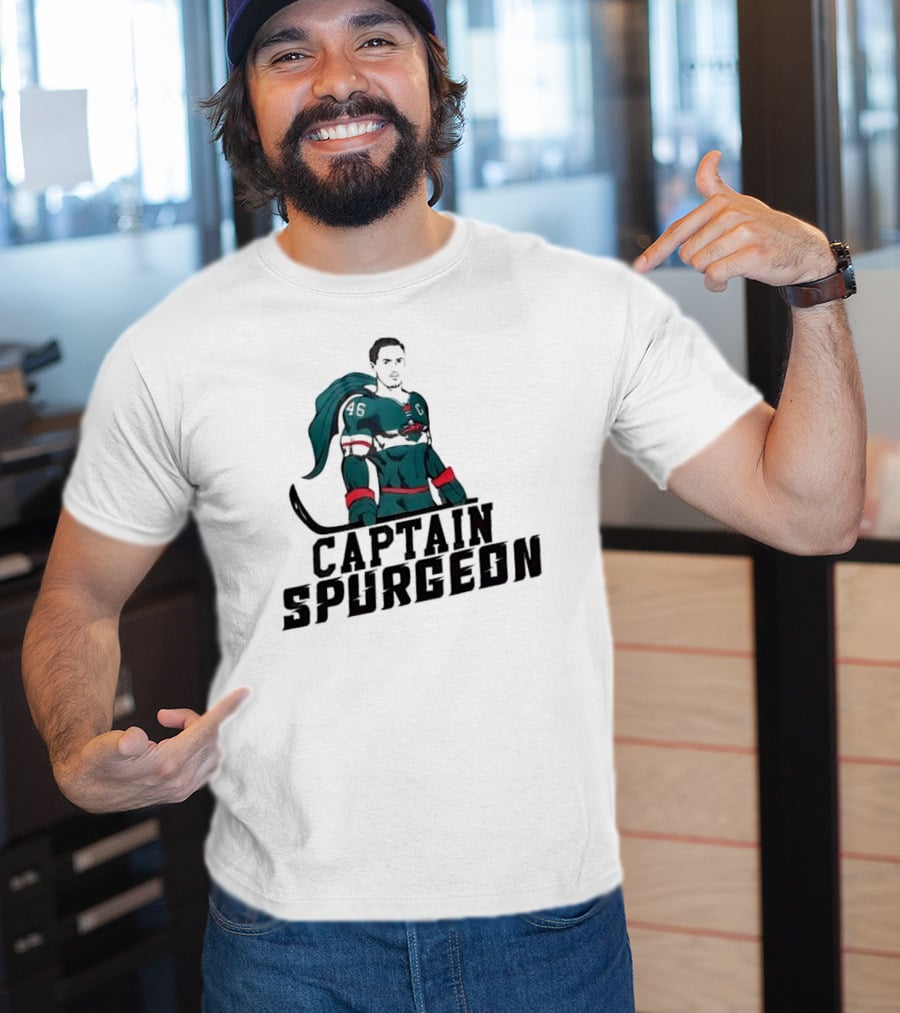 Captain Spurgeon 46 Hockey Superhero T-Shirt