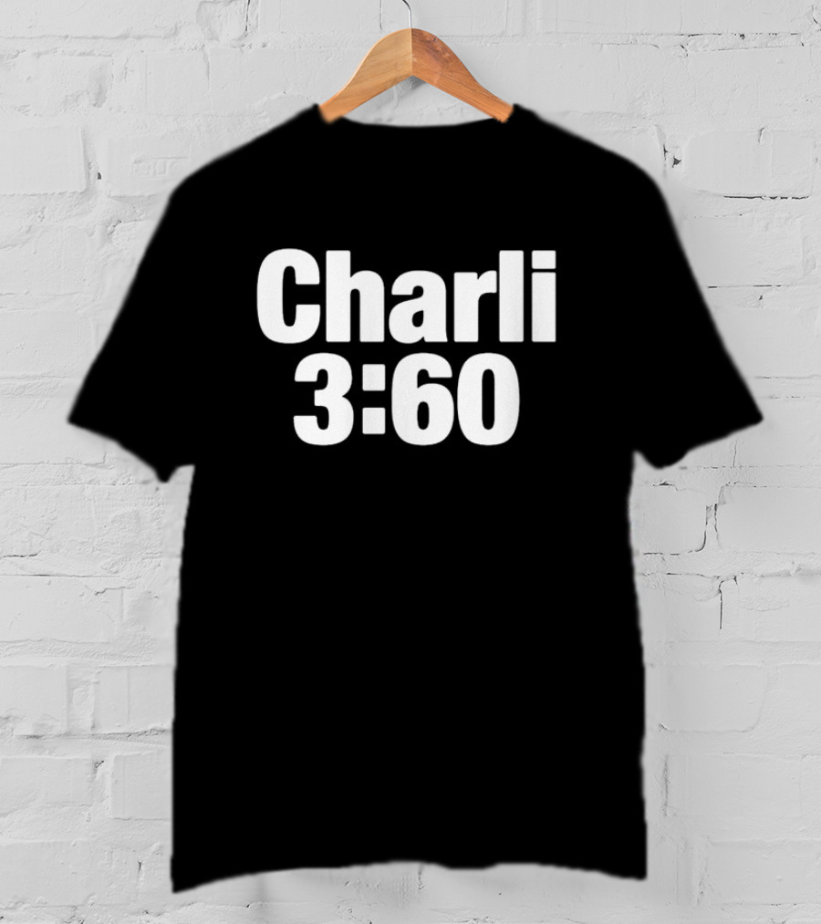 Charli 3:60 Black T-Shirt