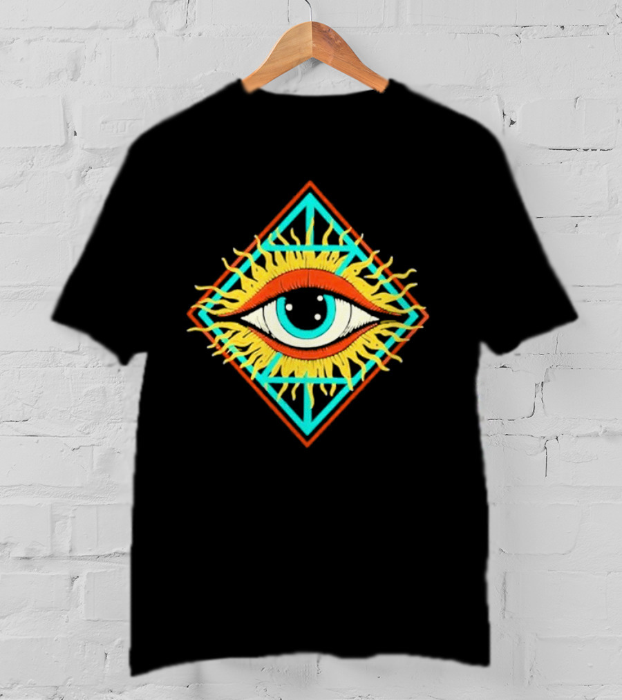Diamond Eye Zingara Sunburst Geometric T-Shirt