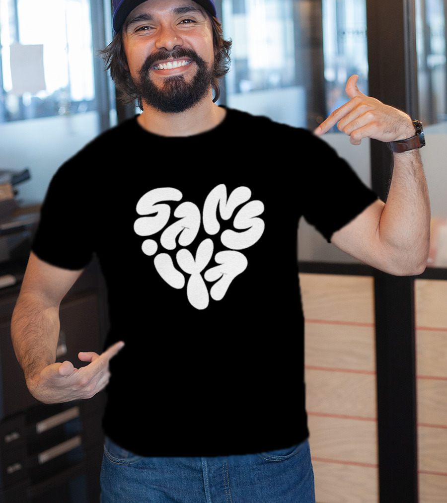 Thegrefg Saiyans Heart Logo Design Corazón Saiyans V.2 T-Shirt