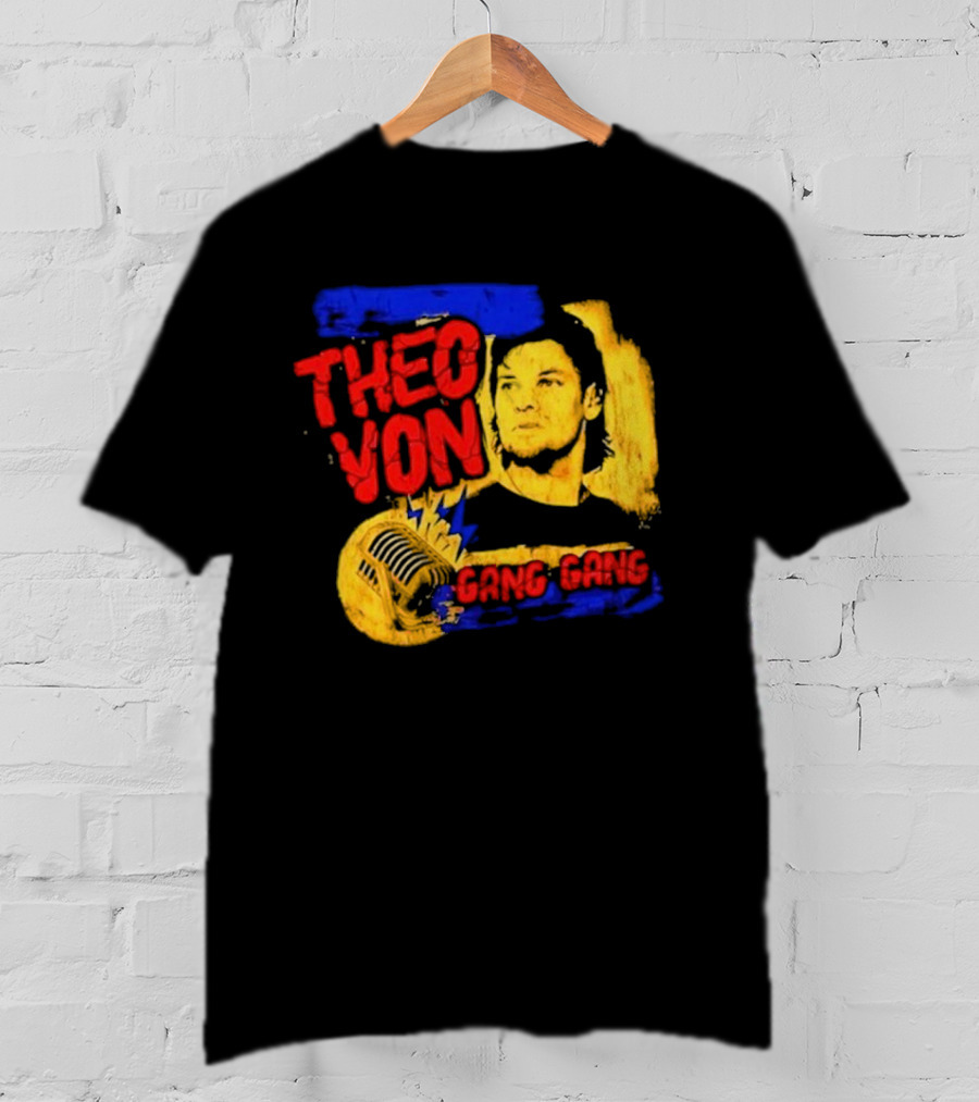 Theo Von Gang Gang 90s Pepper Mic T-Shirt
