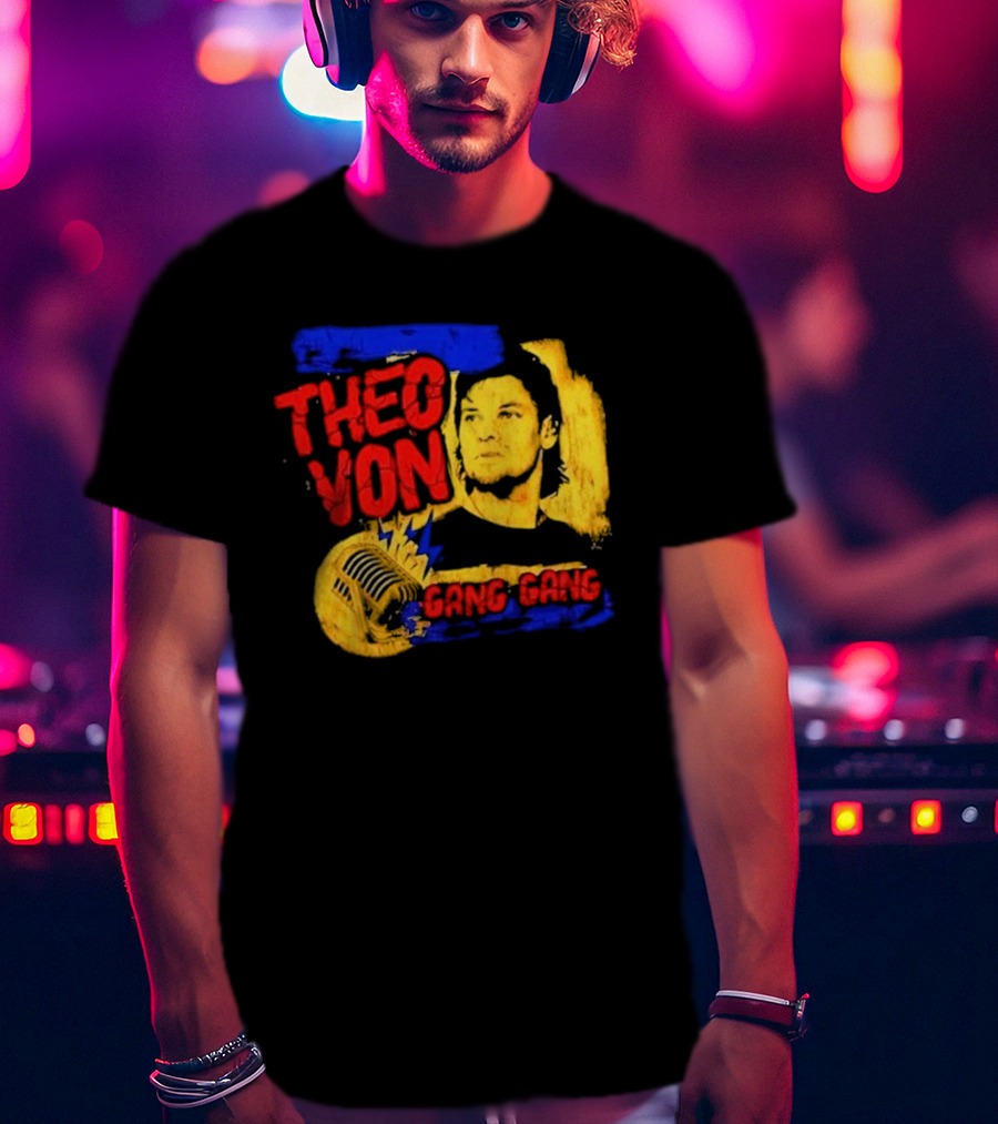 Theo Von Gang Gang 90s Pepper Mic T-Shirt