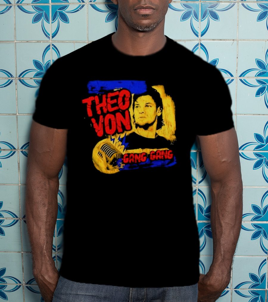 Theo Von Gang Gang 90s Pepper Mic T-Shirt