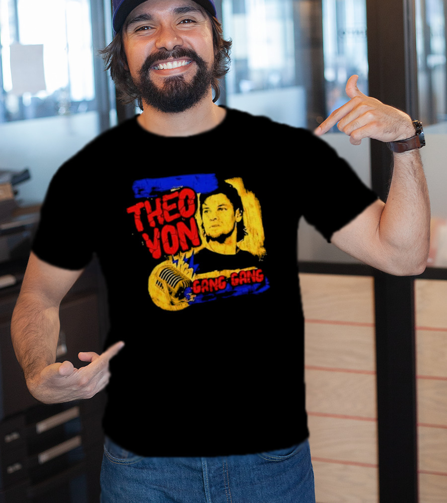 Theo Von Gang Gang 90s Pepper Mic T-Shirt