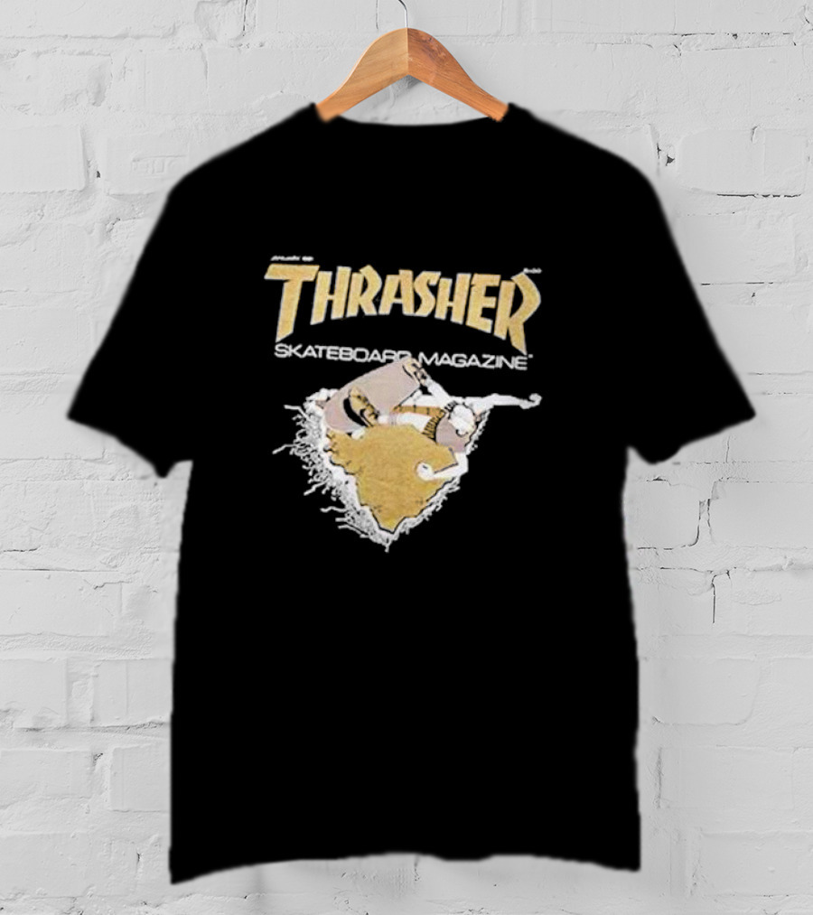 Thrasher Skateboard Magazine Torn Concrete T-Shirt
