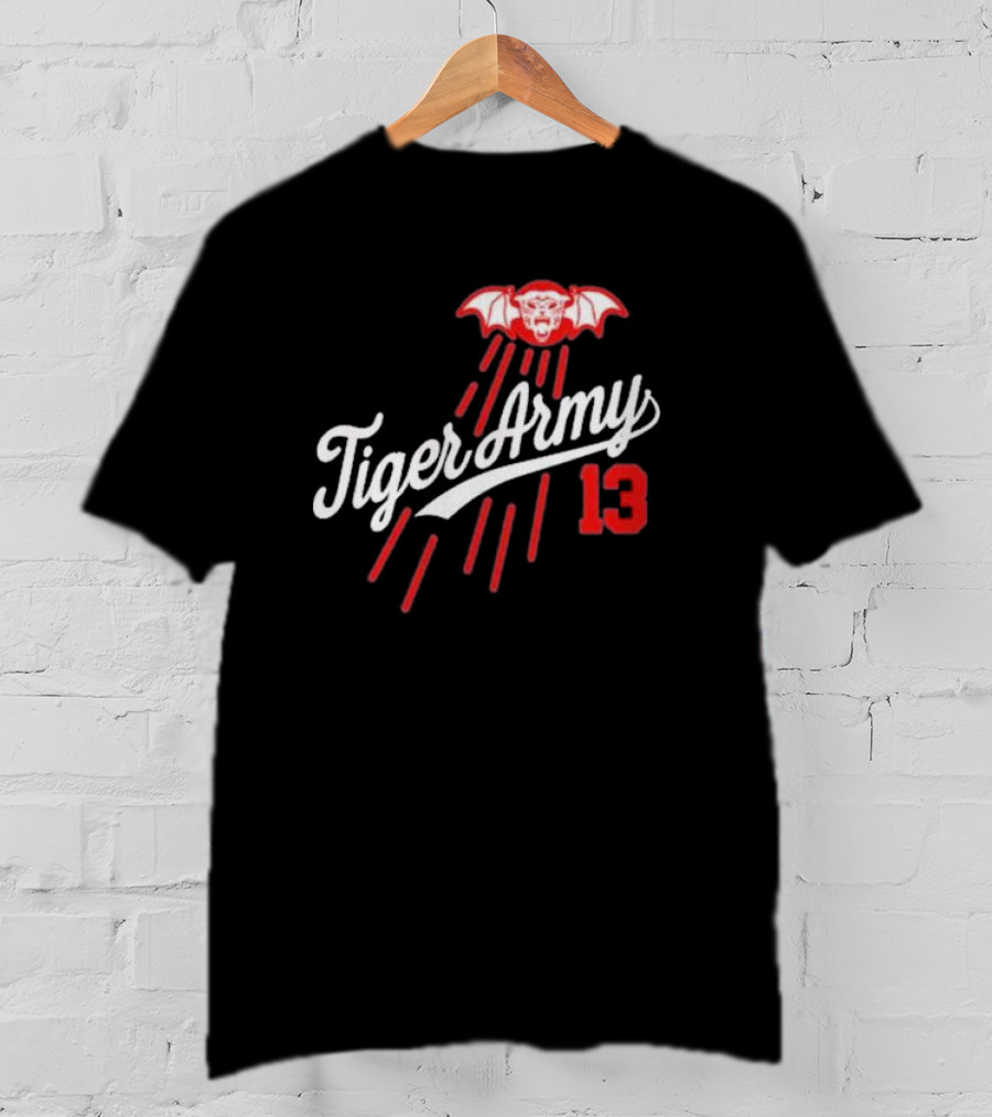 Tiger Army 13 Los Angeles Dodgers Never Die T-Shirt