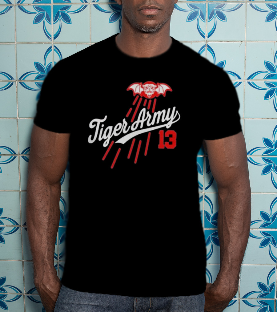 Tiger Army 13 Los Angeles Dodgers Never Die T-Shirt