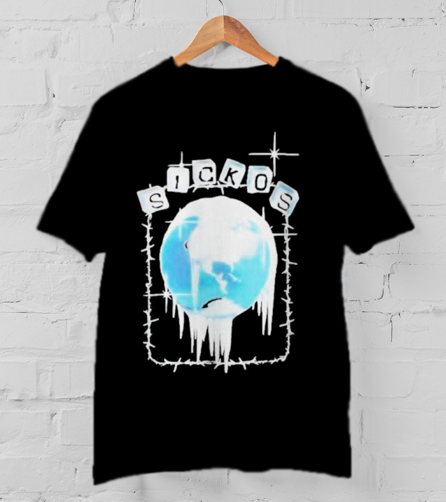 Sickos Ice World Frozen Barbed Wire T-Shirt