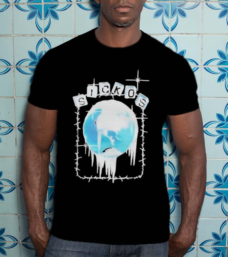 Sickos Ice World Frozen Barbed Wire T-Shirt