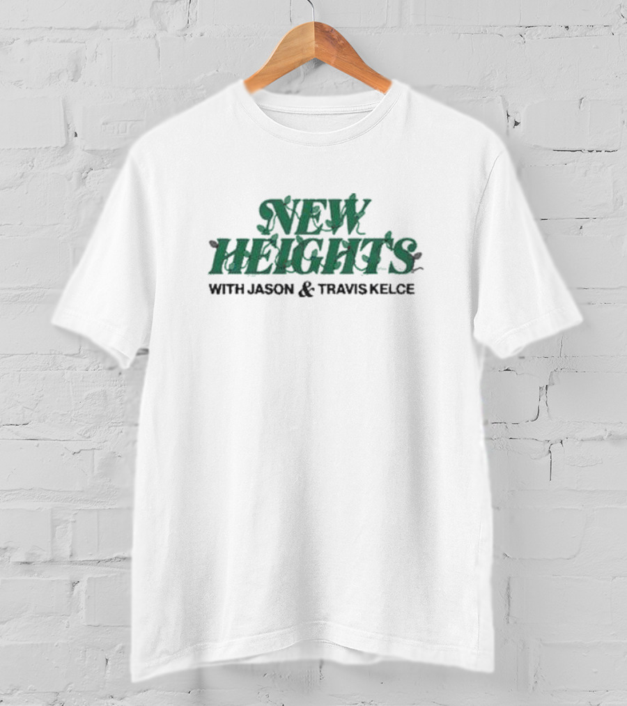New Heights Podcast Holiday Lights With Jason And Travis Kelce Christmas T-Shirt