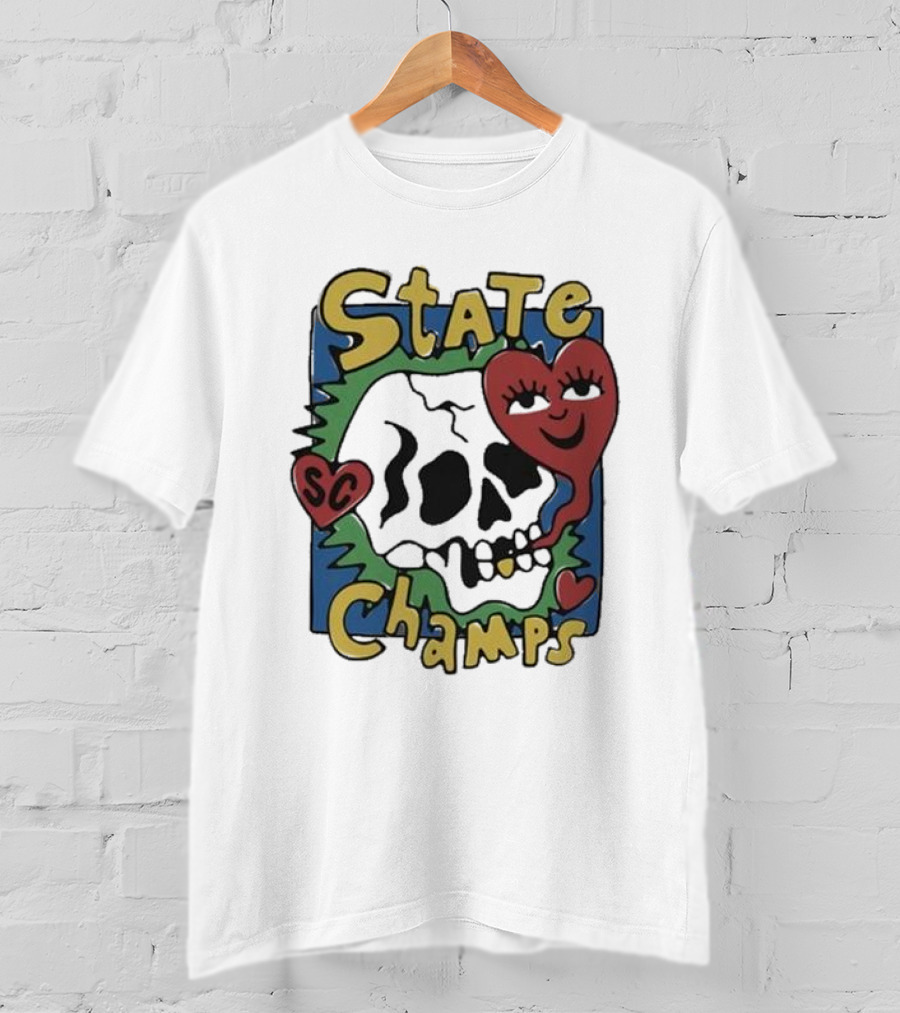 State Champs SC Skull Heart T-Shirt