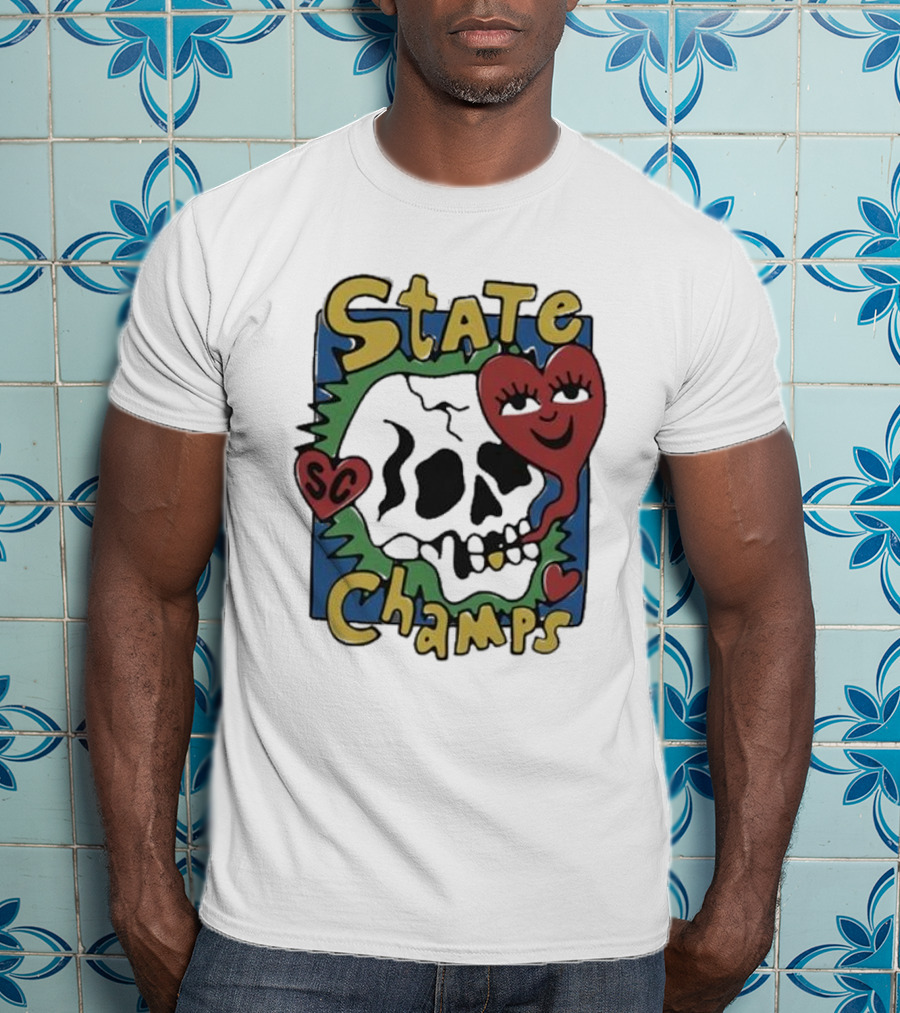 State Champs SC Skull Heart T-Shirt