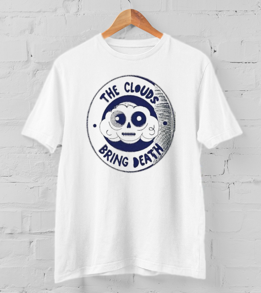 The Clouds Bring Death Cloud Skull Emblem T-Shirt