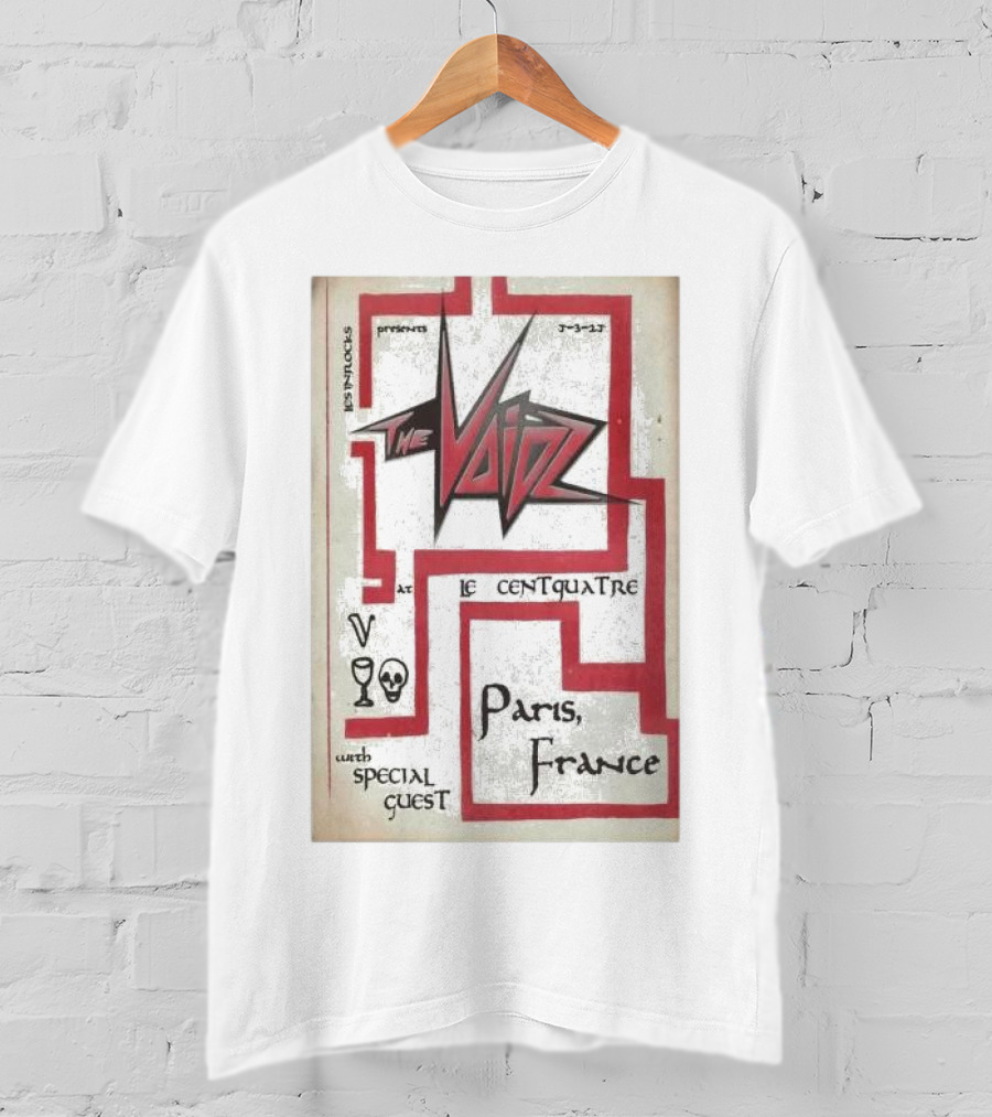 The Voidz Presents March 5 2025 Le Centquatre Paris France Special Guest T-Shirt