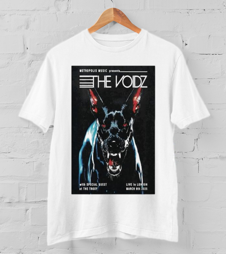 Metropolis Music Presents The Voidz Live In London At The Troxy March 8th 2025 Tour T-Shirt