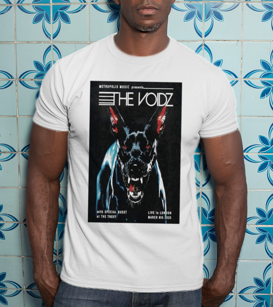 Metropolis Music Presents The Voidz Live In London At The Troxy March 8th 2025 Tour T-Shirt