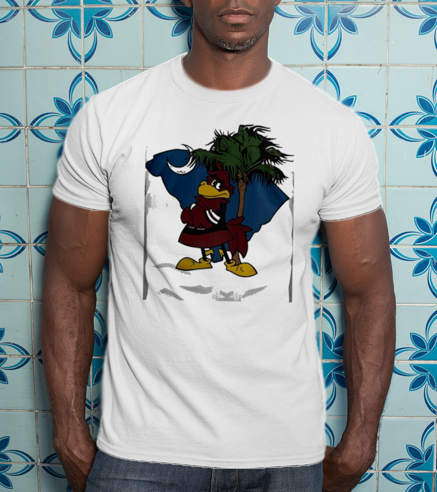 South Carolina Gamecocks Football Palmetto Moon Rooster T-Shirt