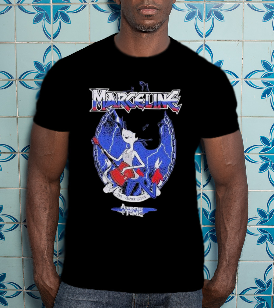 Marceline The Vampire Queen Adventure Time Metal Style Girls T-Shirt