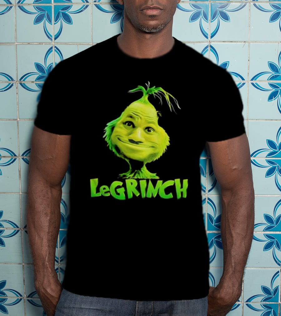 Le Grinch Green Character With Playful Expression T-Shirt