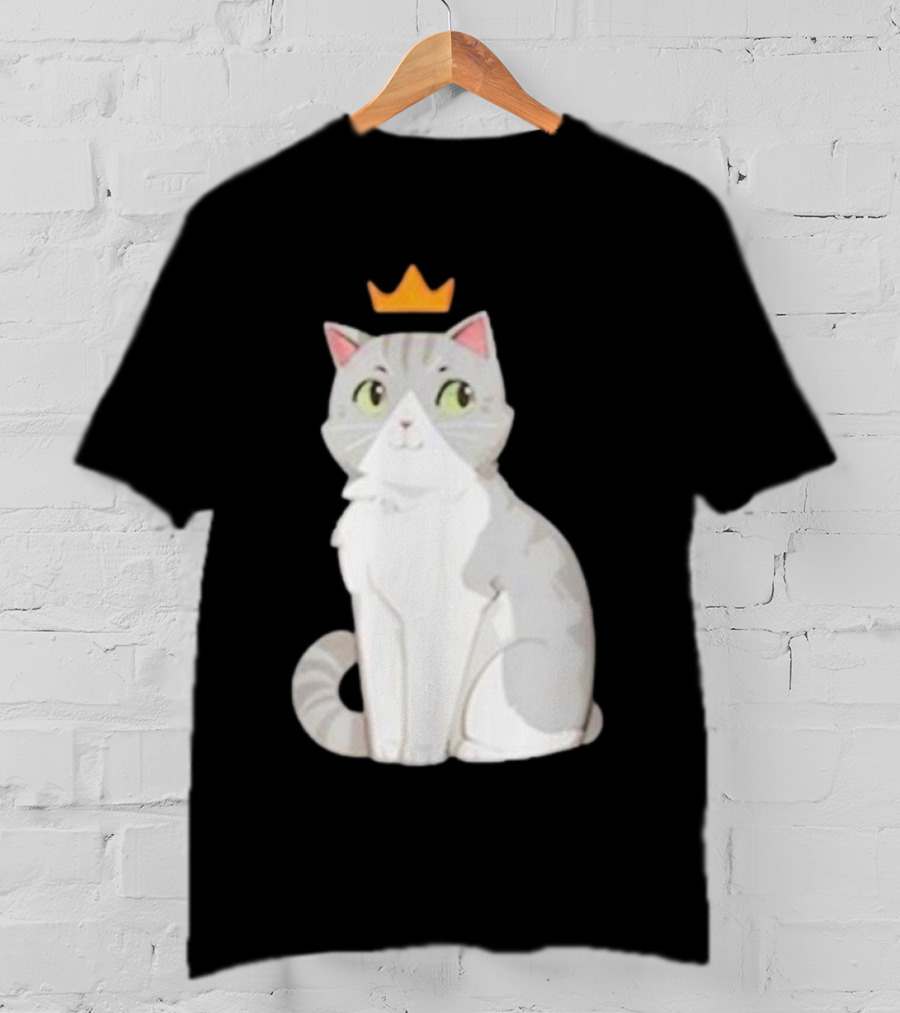 Goodtimeswithscar Jellie Cat With Crown T-Shirt